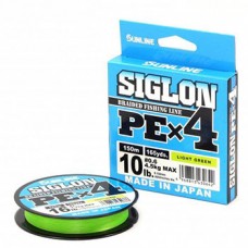 ШНУР SUNLINE SIGLON PE X4 #0.4 2,9КГ 150М LIGHT GREEN